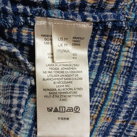 Anthropologie Pilcro Jessie Smocked Plaid Halter Top - Picture 8 of 9